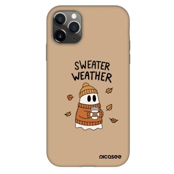 Szilikon tok erre a típusra Apple iPhone 11 Pro - Sweater ghost