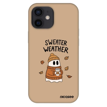 Szilikon tok erre a típusra Apple iPhone 12 mini - Sweater ghost