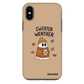 Szilikon tok erre a típusra Apple iPhone X/XS - Sweater ghost