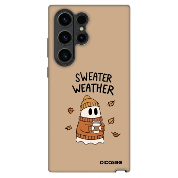 Szilikon tok erre a típusra Samsung Galaxy S22 Ultra 5G - Sweater ghost