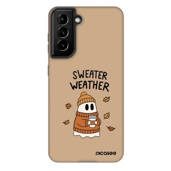 Szilikon tok erre a típusra Samsung Galaxy S21 FE 5G - Sweater ghost