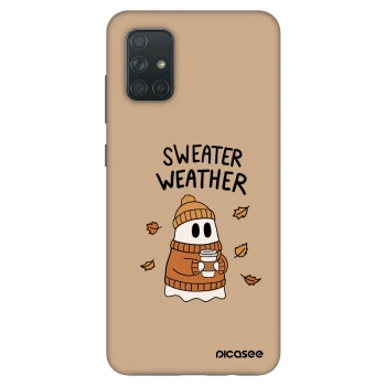 Szilikon tok erre a típusra Samsung Galaxy A71 A715F - Sweater ghost