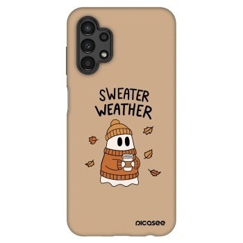 Szilikon tok erre a típusra Samsung Galaxy A13 4G A135 - Sweater ghost