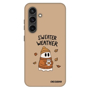 Szilikon tok erre a típusra Samsung Galaxy S24 S921B 5G - Sweater ghost