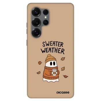 Szilikon tok erre a típusra Samsung Galaxy S25 Ultra 5G - Sweater ghost
