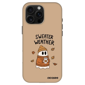 Szilikon tok erre a típusra Apple iPhone 16 Pro Max - Sweater ghost
