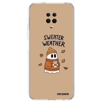 Picasee átlátszó szilikon tok az alábbi mobiltelefonokra Xiaomi Redmi Note 9S - Sweater ghost