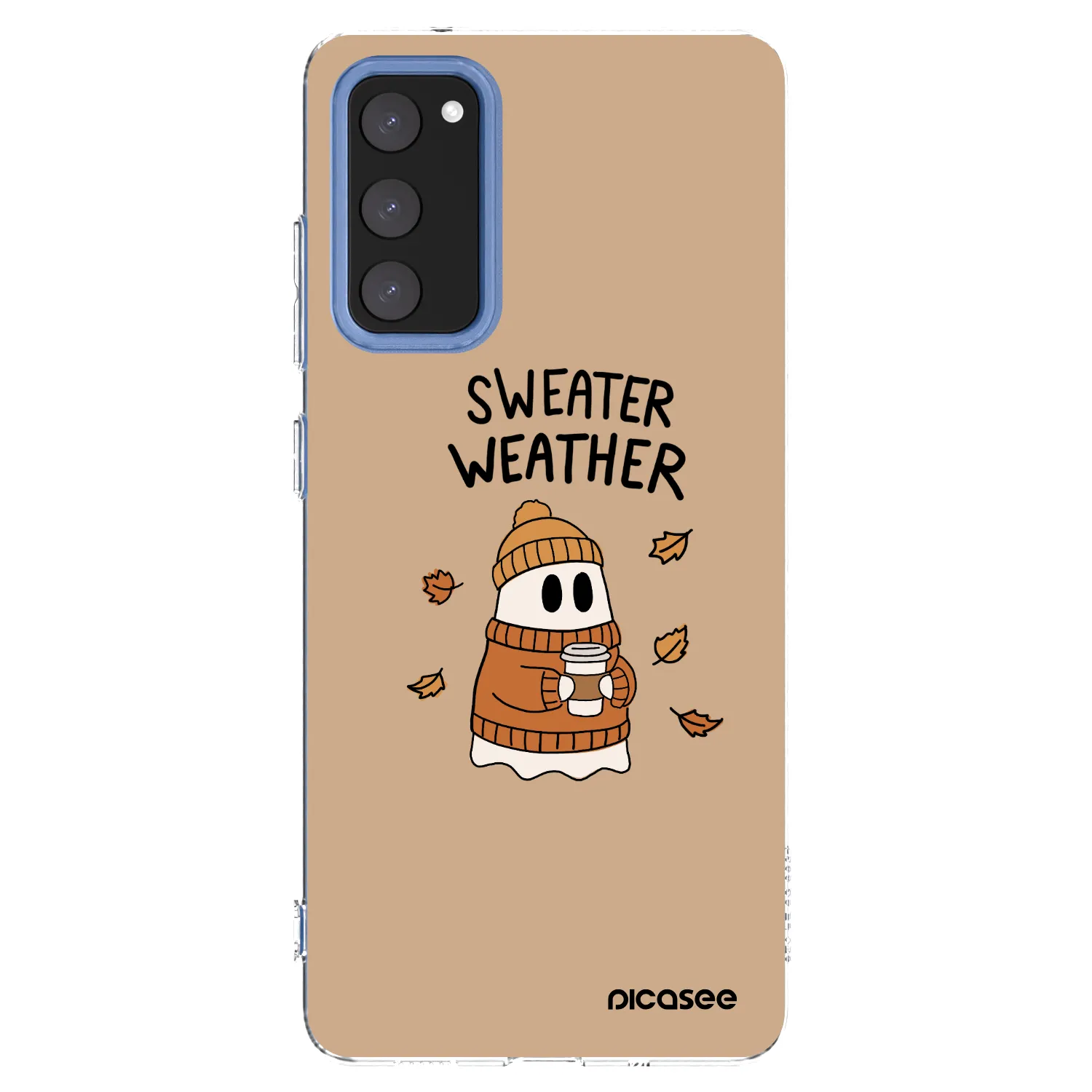 Picasee átlátszó szilikon tok az alábbi mobiltelefonokra Samsung Galaxy S20 FE - Sweater ghost