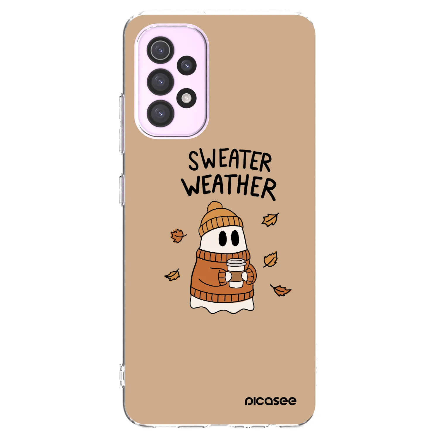 Picasee átlátszó szilikon tok az alábbi mobiltelefonokra Samsung Galaxy A32 5G A326B - Sweater ghost