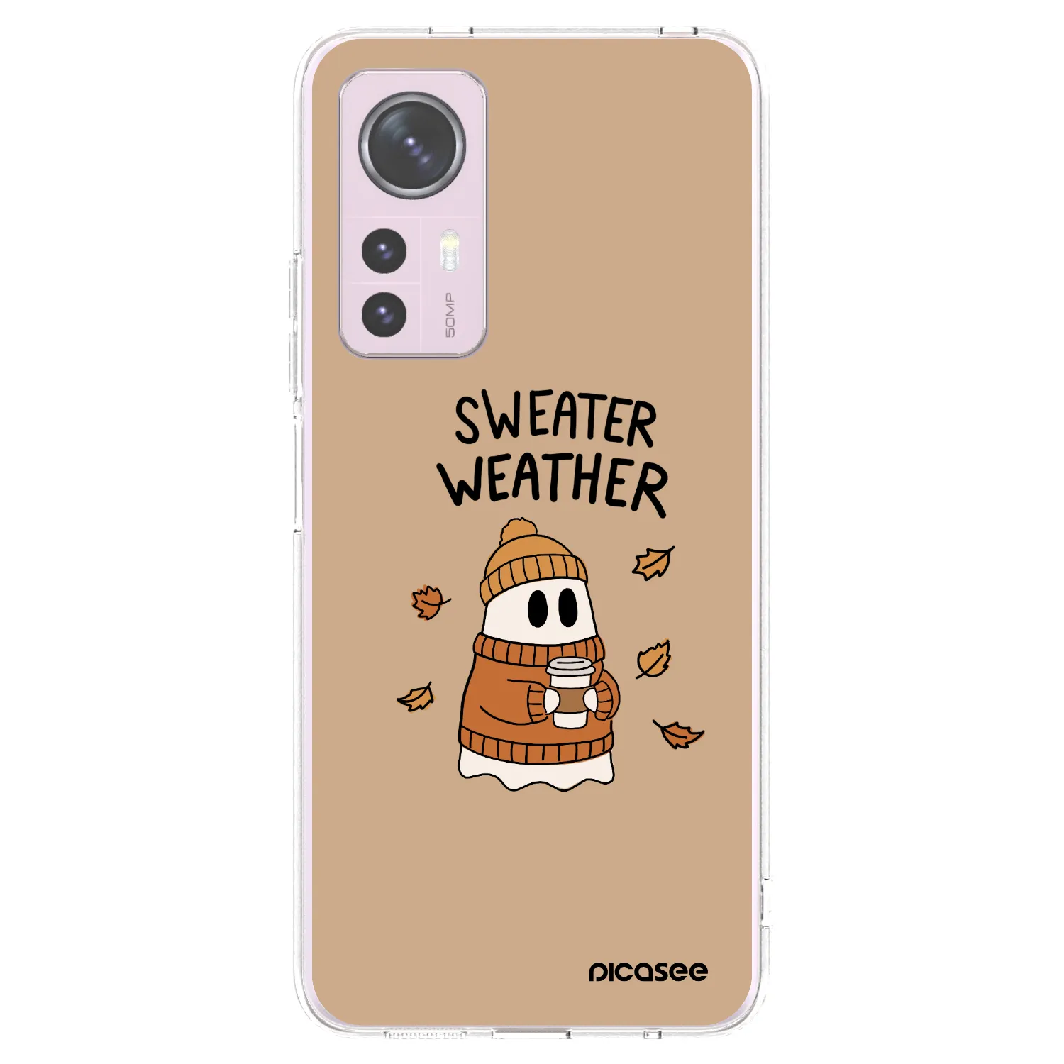 Picasee átlátszó szilikon tok az alábbi mobiltelefonokra Xiaomi 12 - Sweater ghost