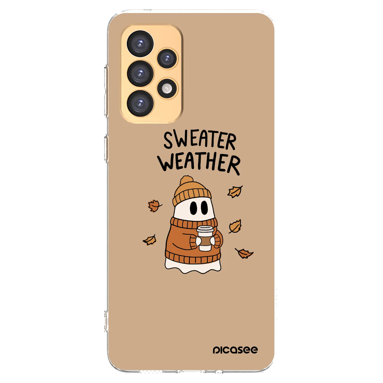 Picasee átlátszó szilikon tok az alábbi mobiltelefonokra Samsung Galaxy A33 5G A336 - Sweater ghost