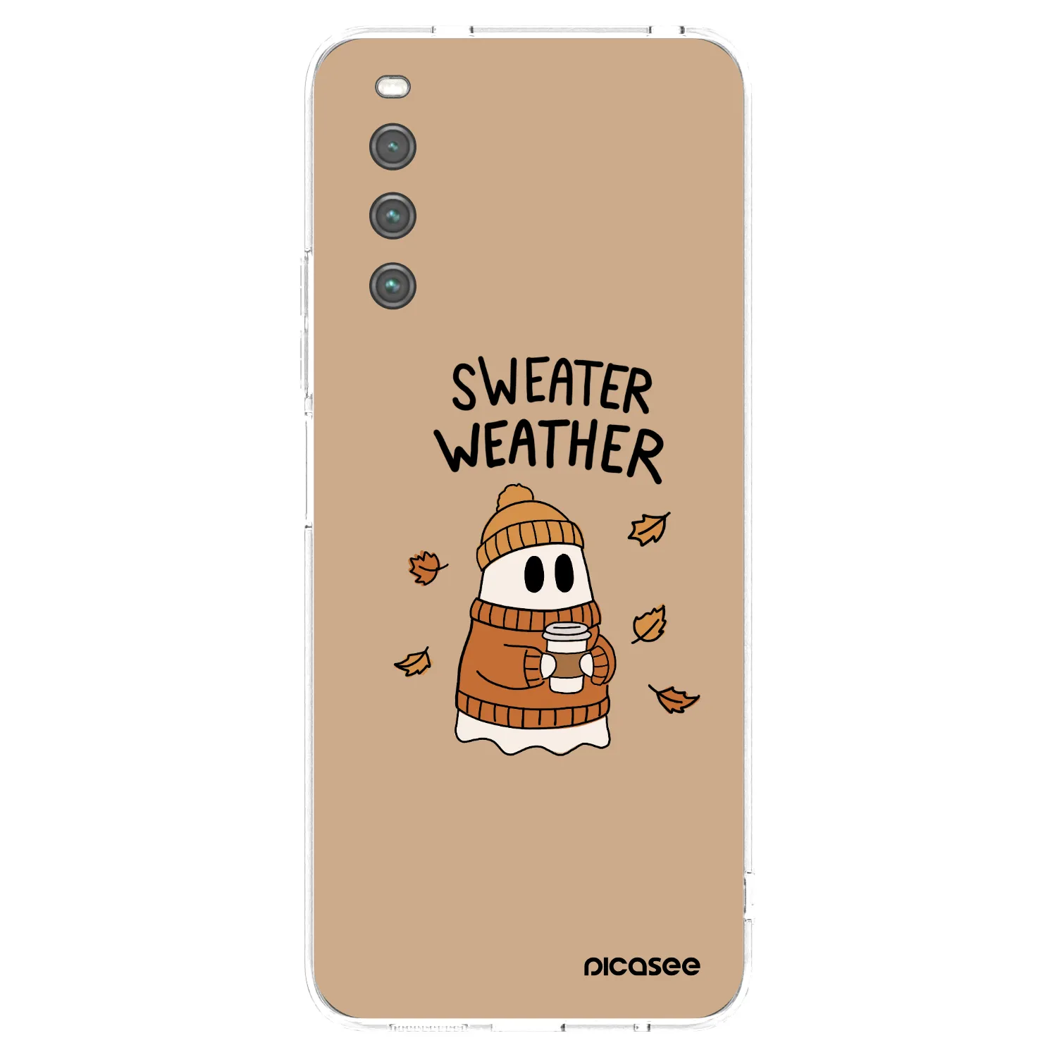 Picasee átlátszó szilikon tok az alábbi mobiltelefonokra Sony Xperia 10 IV 5G - Sweater ghost