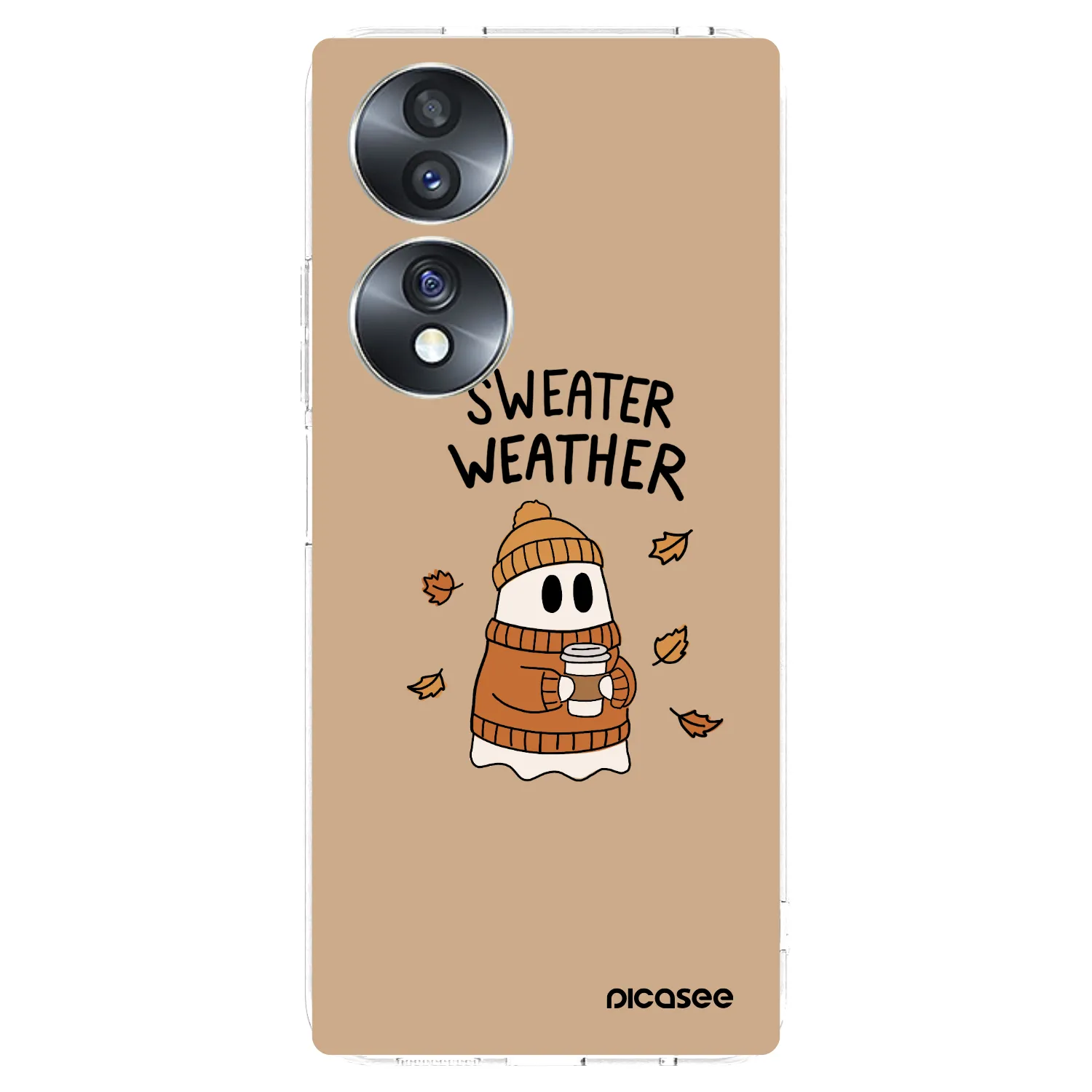 Picasee átlátszó szilikon tok az alábbi mobiltelefonokra Honor 70 - Sweater ghost