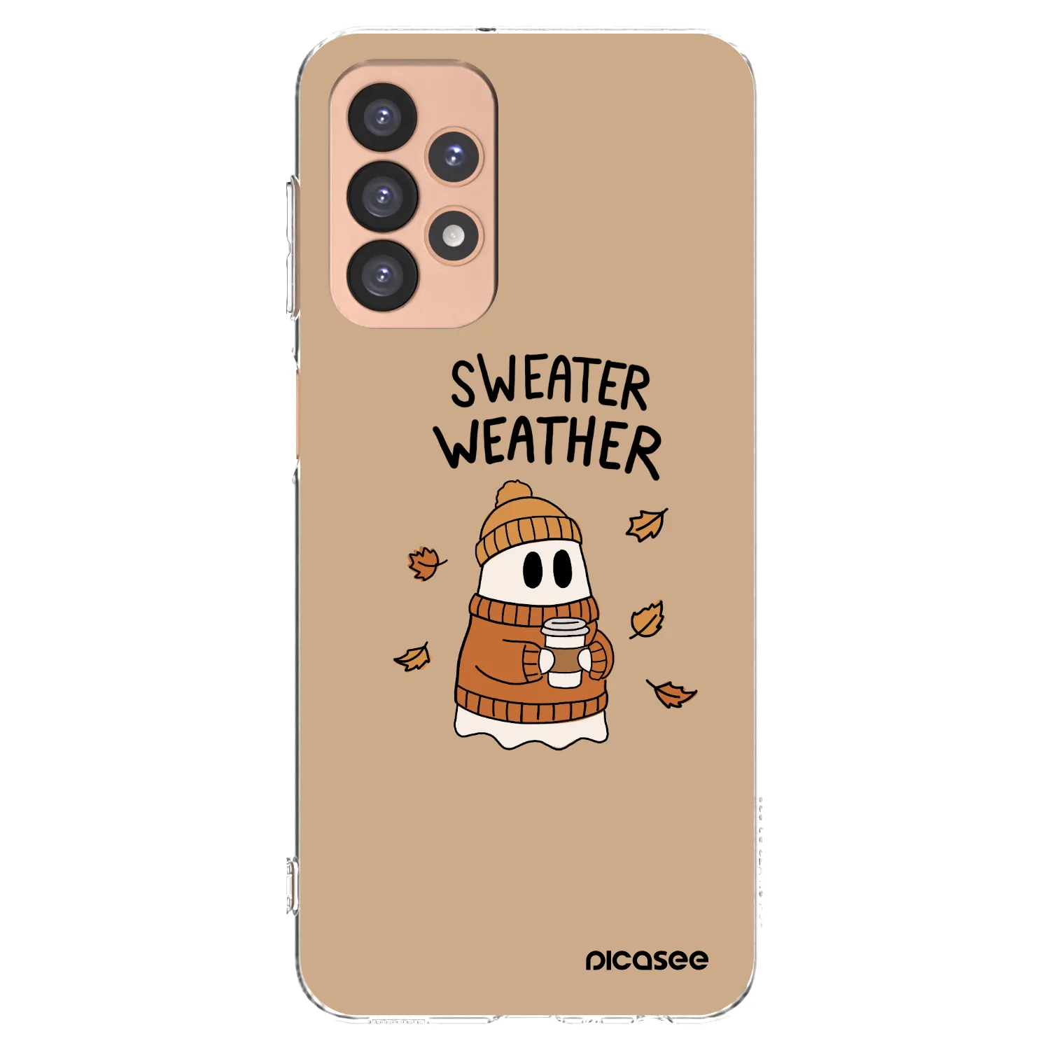 Picasee átlátszó szilikon tok az alábbi mobiltelefonokra Samsung Galaxy A23 A236B 5G - Sweater ghost