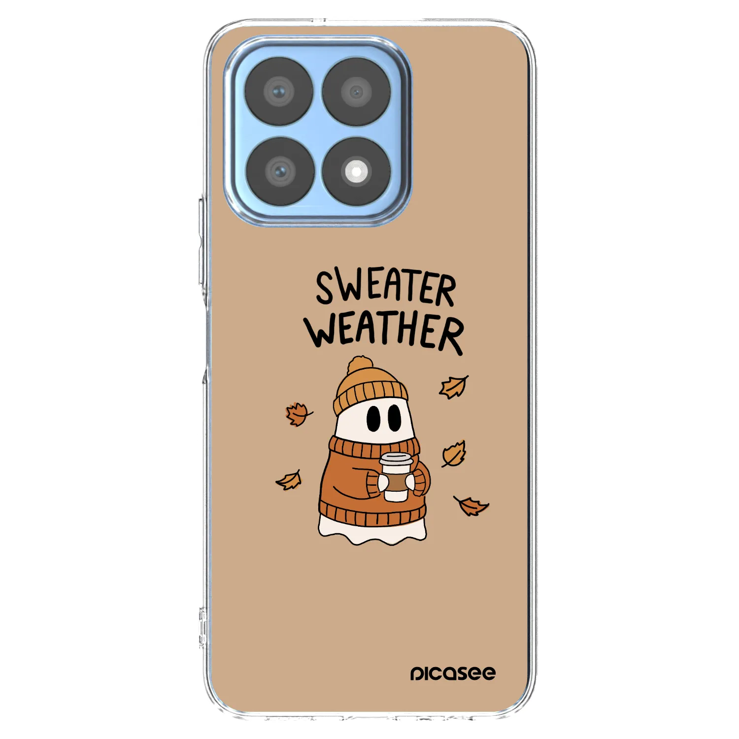 Picasee átlátszó szilikon tok az alábbi mobiltelefonokra Honor X8a - Sweater ghost