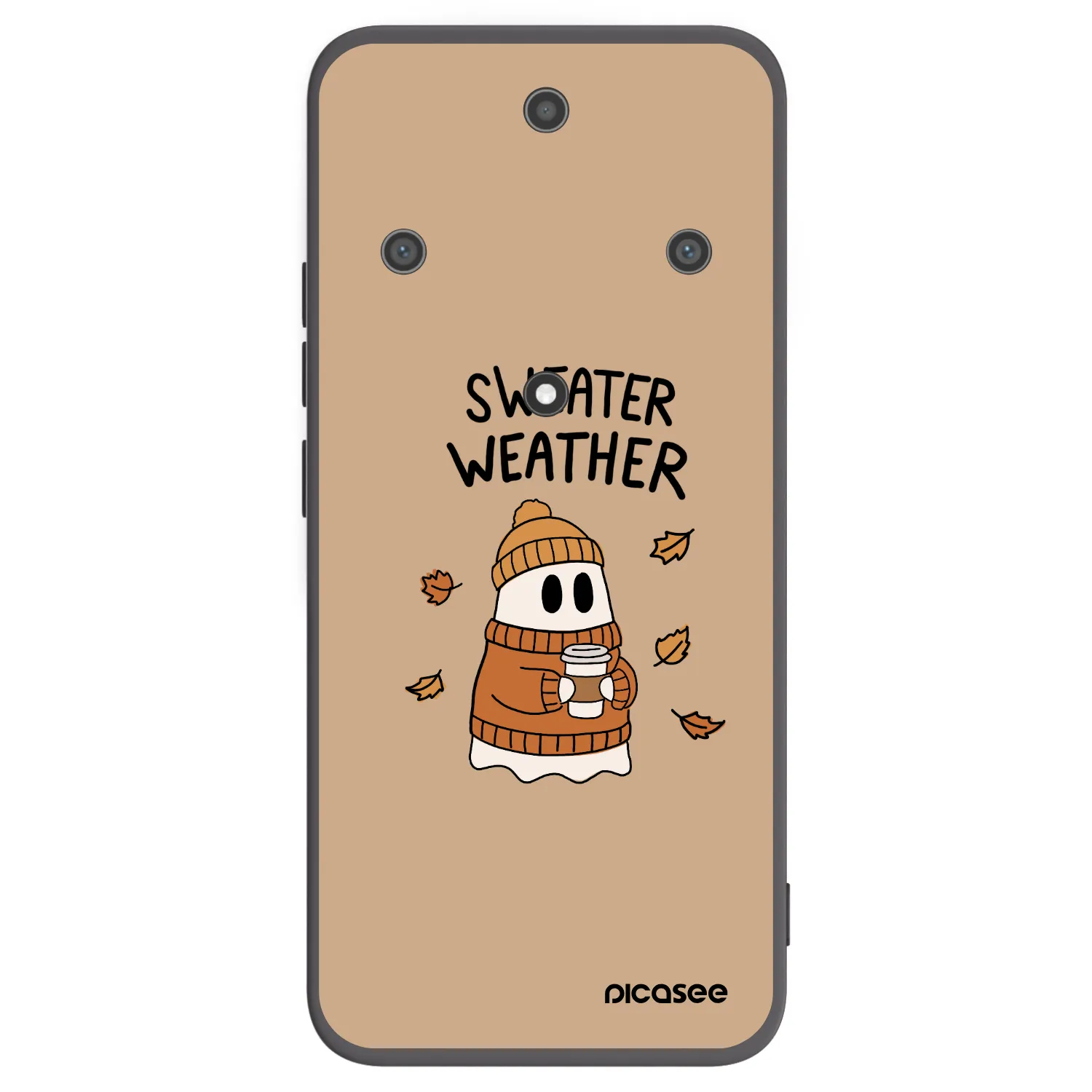 Picasee fekete szilikon tok az alábbi mobiltelefonokra Honor Magic5 Lite 5G - Sweater ghost