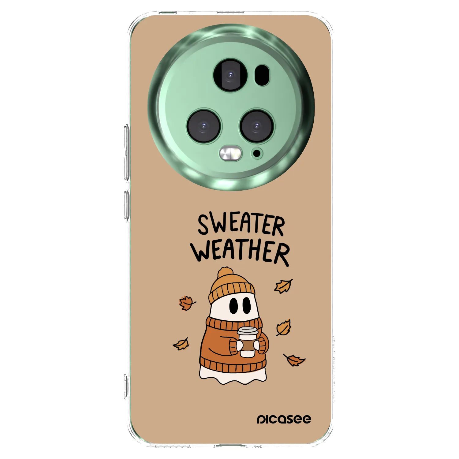 Picasee átlátszó szilikon tok az alábbi mobiltelefonokra Honor Magic5 Pro - Sweater ghost