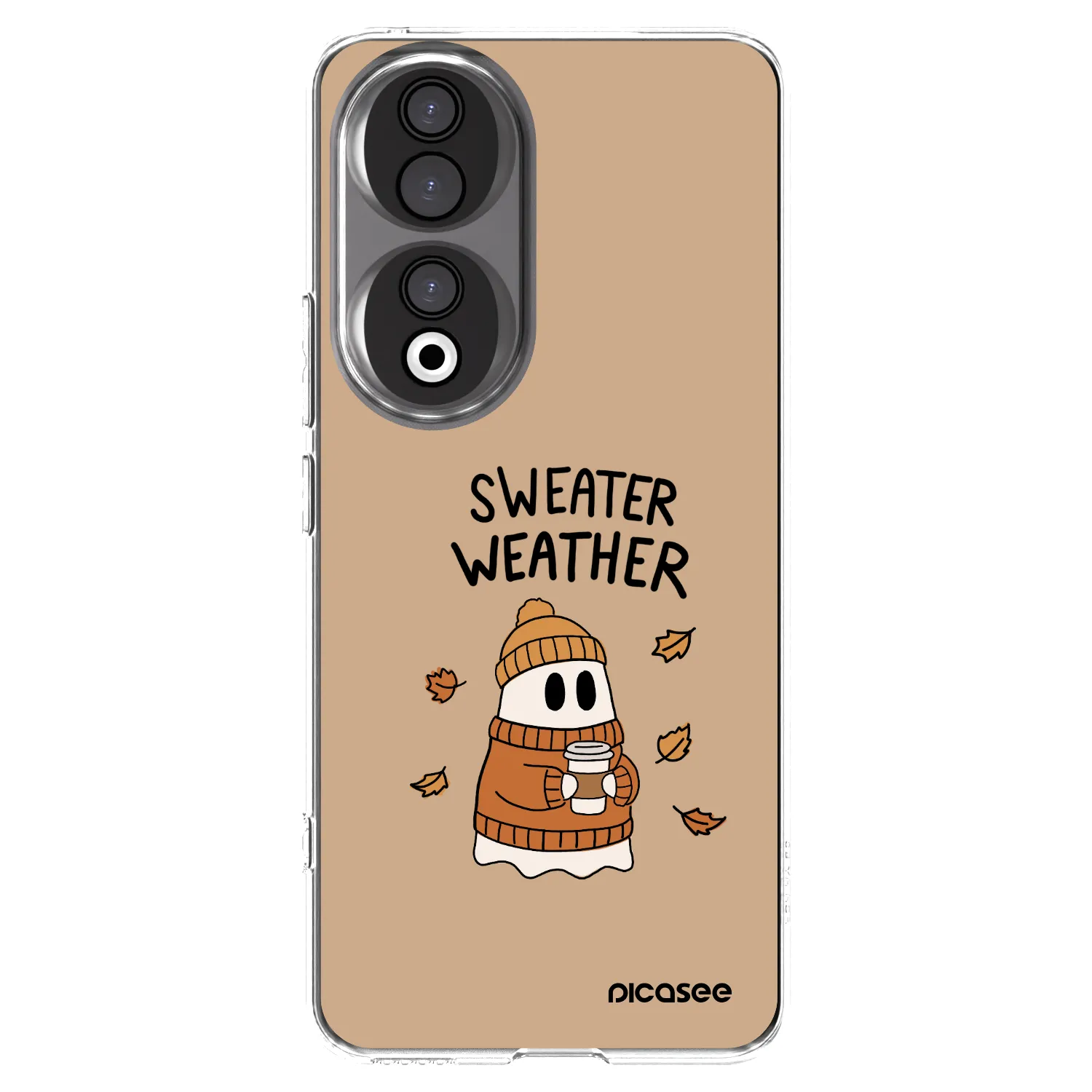 Picasee átlátszó szilikon tok az alábbi mobiltelefonokra Honor 90 5G - Sweater ghost
