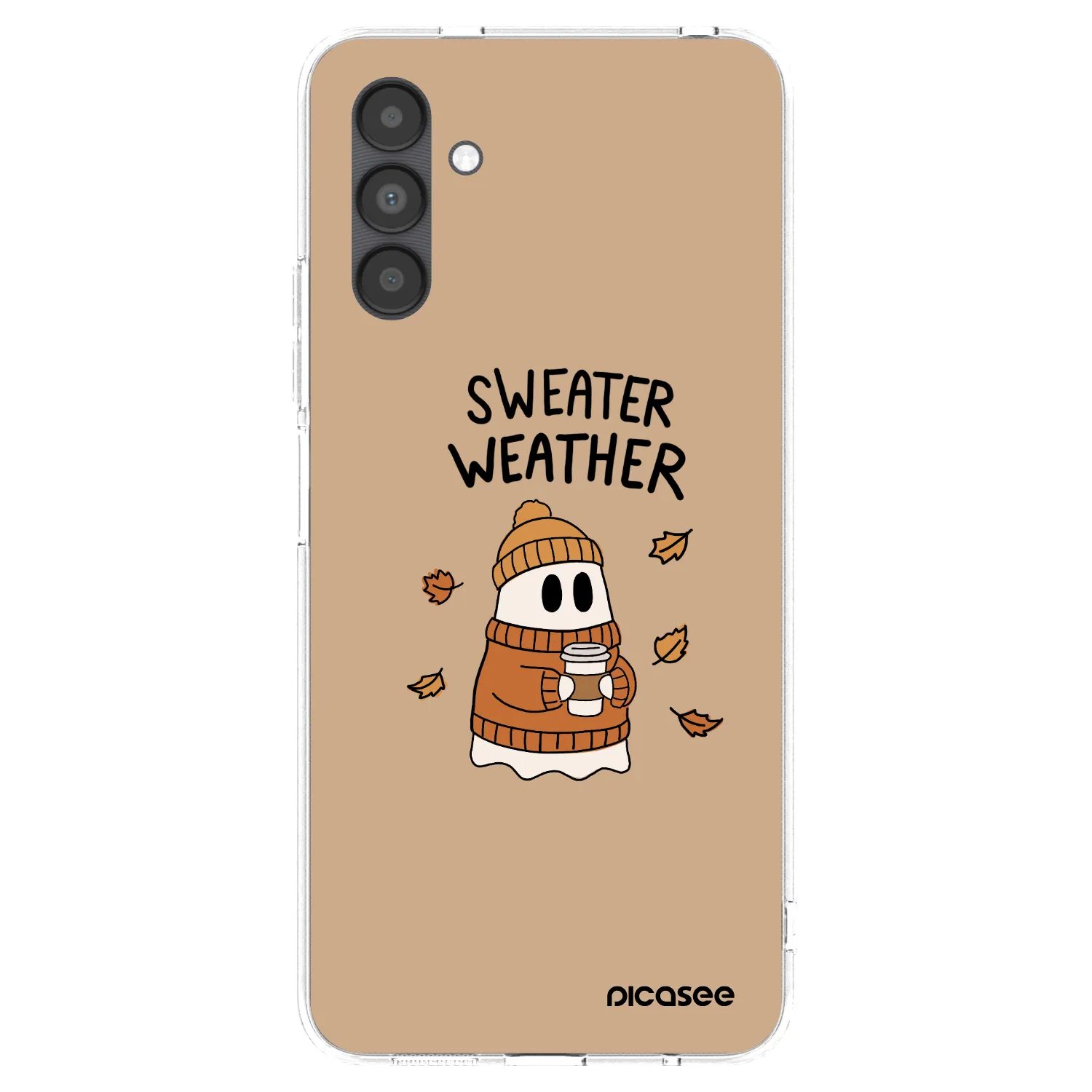 Picasee átlátszó szilikon tok az alábbi mobiltelefonokra Samsung Galaxy A04s A047F - Sweater ghost