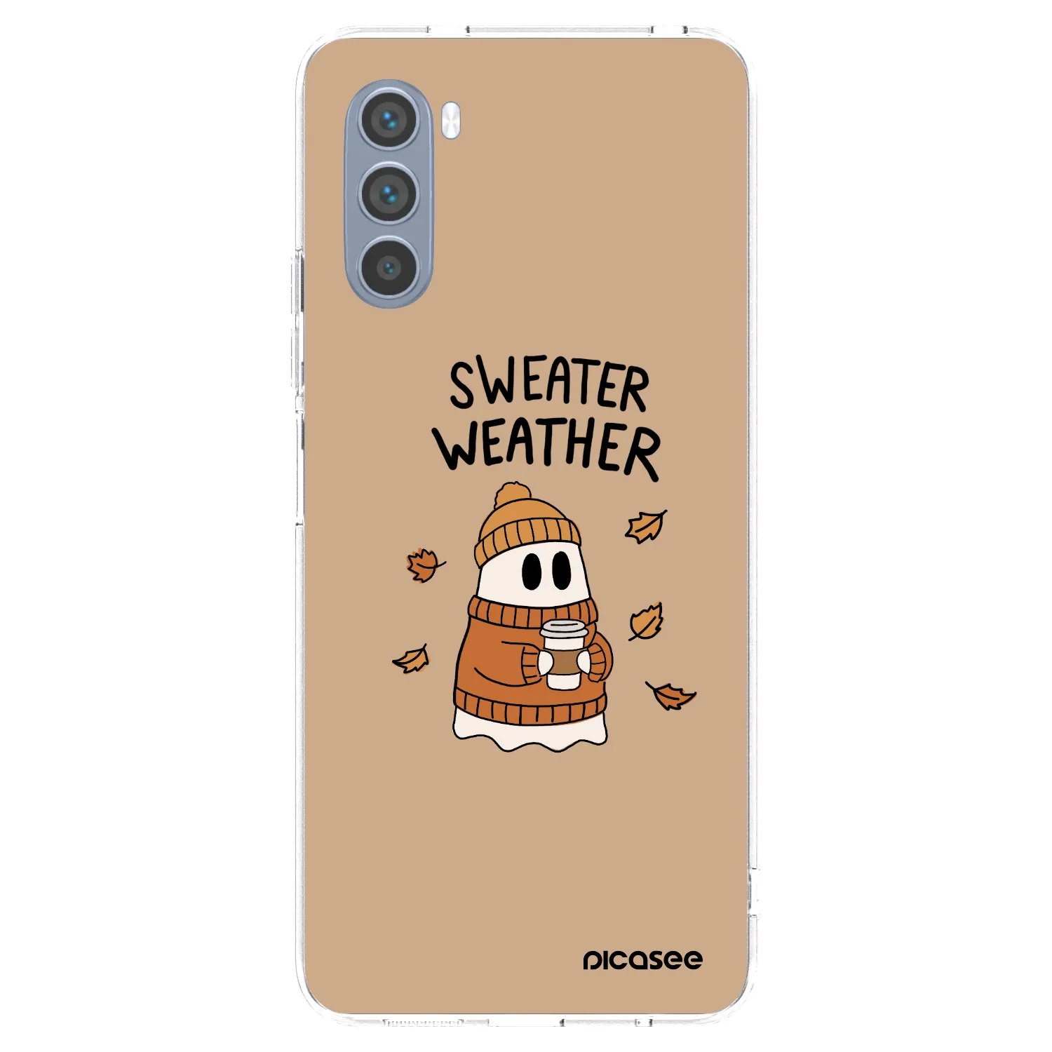 Picasee átlátszó szilikon tok az alábbi mobiltelefonokra Motorola Moto G62 - Sweater ghost