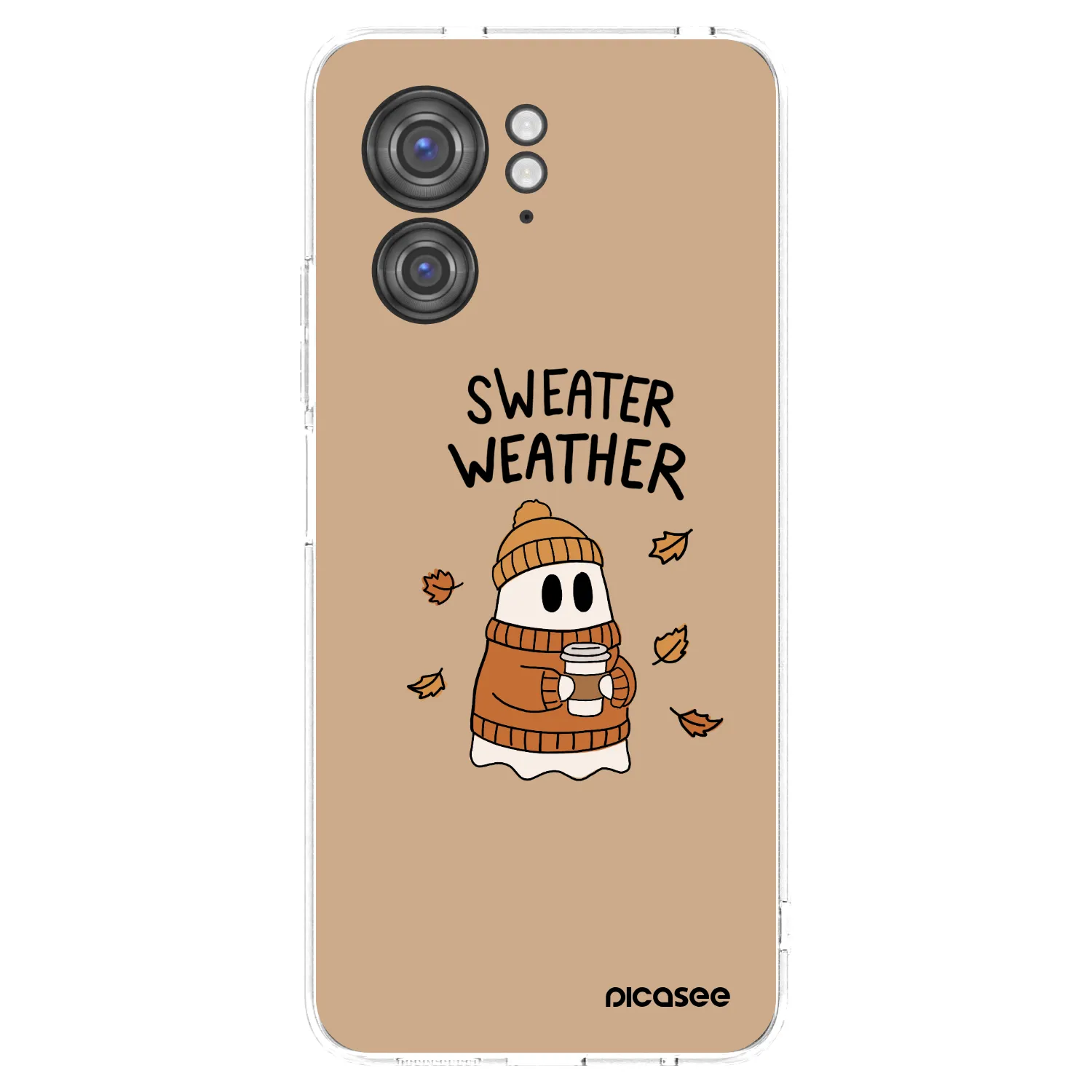 Picasee átlátszó szilikon tok az alábbi mobiltelefonokra Motorola Edge 40 - Sweater ghost