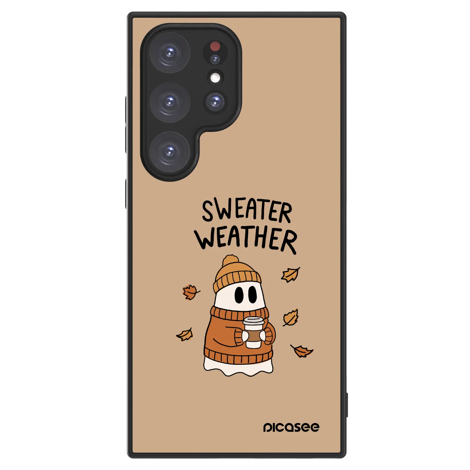 Picasee ULTIMATE CASE PowerShare Samsung Galaxy S24 Ultra S928B 5G - készülékre - Sweater ghost