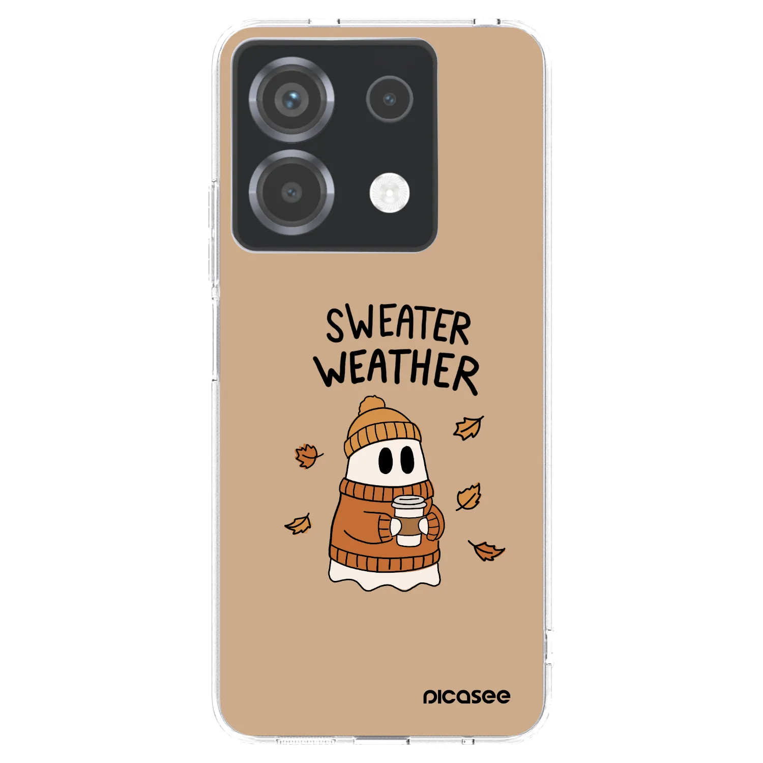 Picasee átlátszó szilikon tok az alábbi mobiltelefonokra Xiaomi Poco X6 - Sweater ghost
