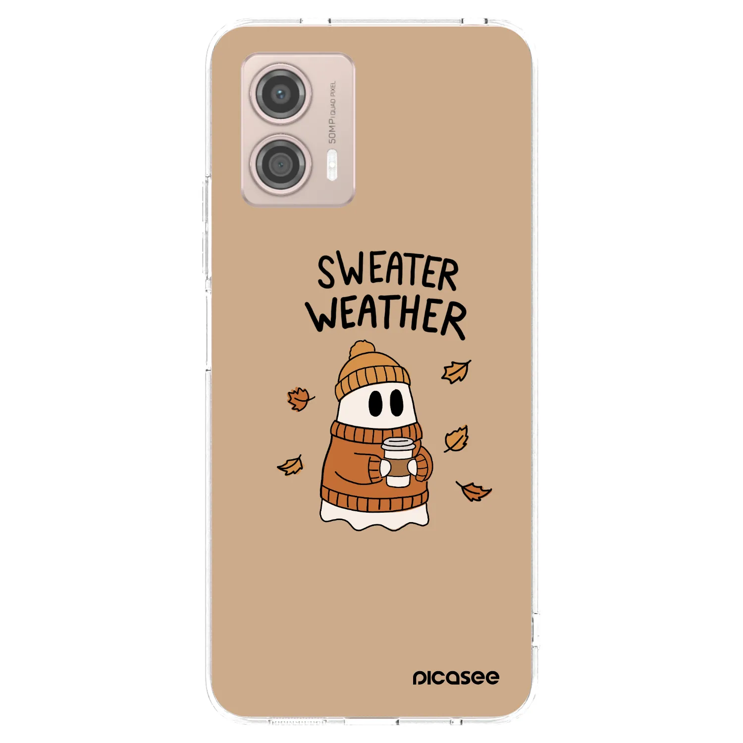 Picasee átlátszó szilikon tok az alábbi mobiltelefonokra Motorola Moto G53 5G - Sweater ghost