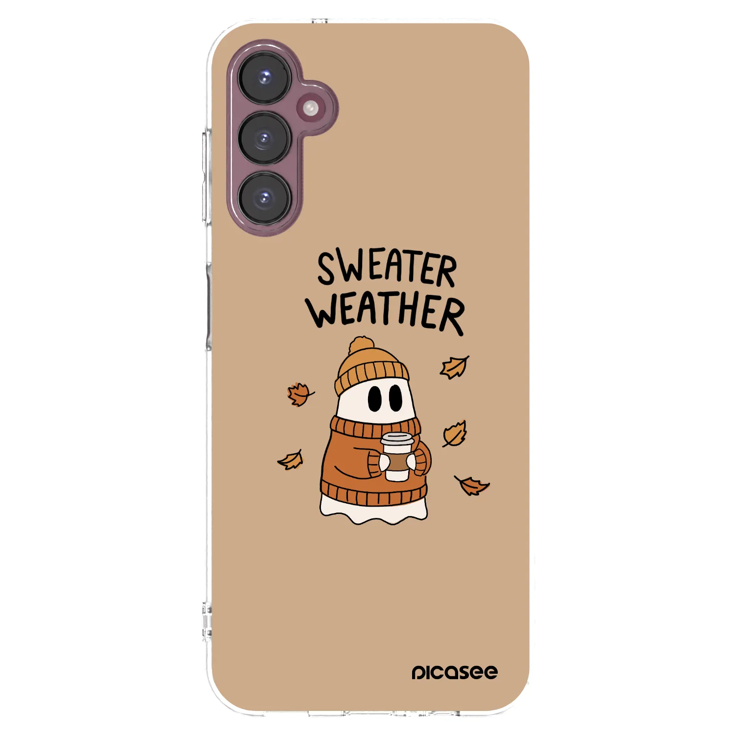 Picasee átlátszó szilikon tok az alábbi mobiltelefonokra Samsung Galaxy A05s A057G - Sweater ghost