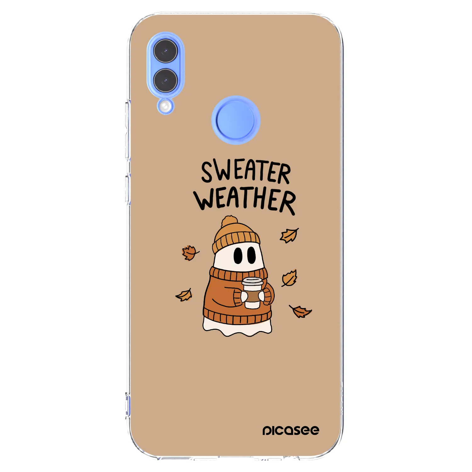 Picasee átlátszó szilikon tok az alábbi mobiltelefonokra Honor 10 Lite - Sweater ghost