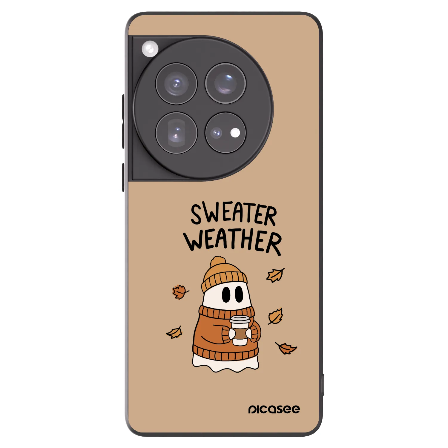 Picasee fekete szilikon tok az alábbi mobiltelefonokra OnePlus 12 5G - Sweater ghost