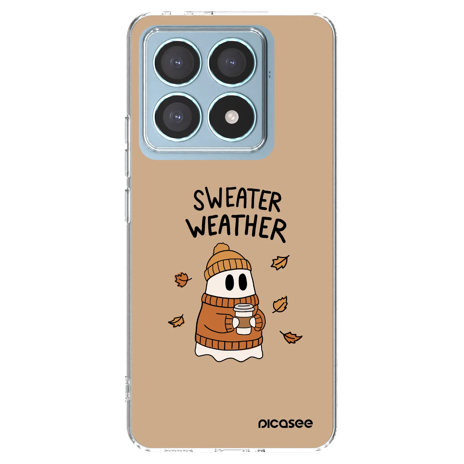 Picasee átlátszó szilikon tok az alábbi mobiltelefonokra Xiaomi 14T Pro - Sweater ghost