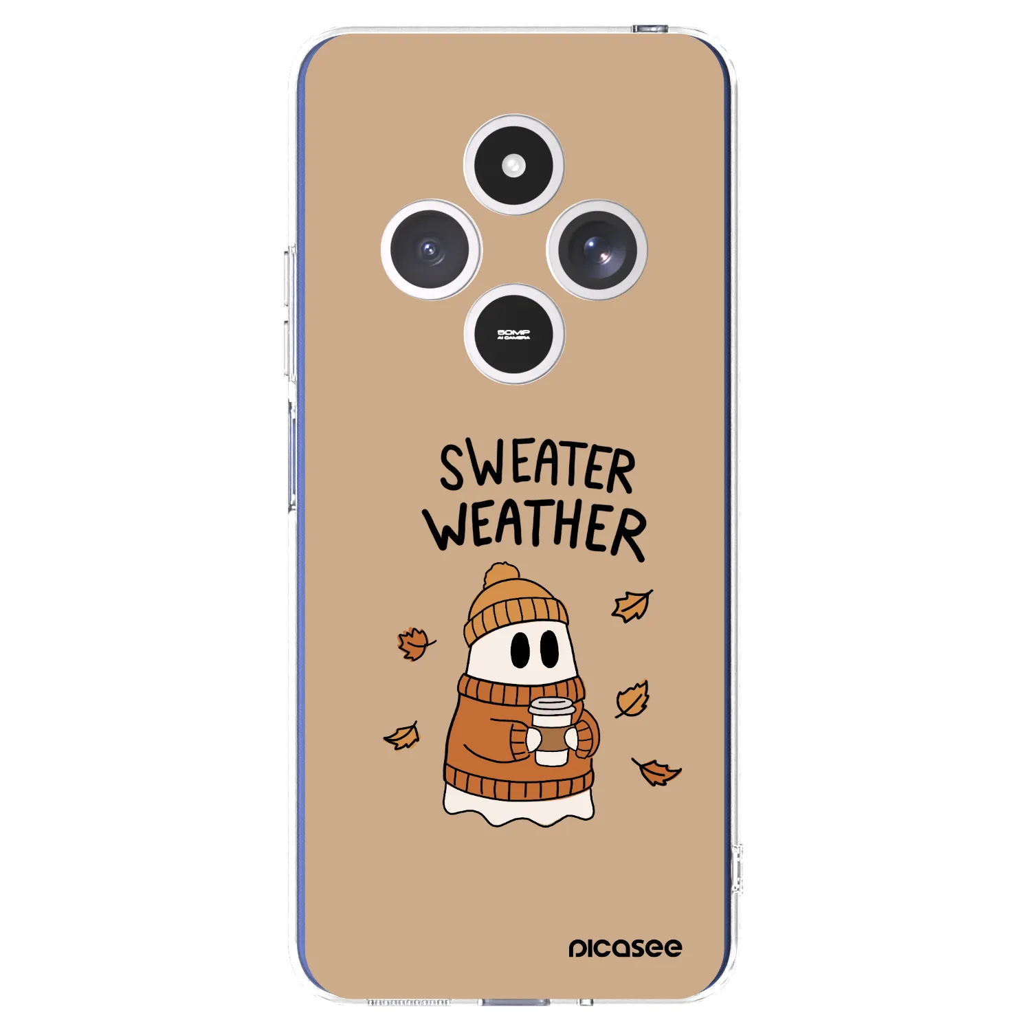 Picasee átlátszó szilikon tok az alábbi mobiltelefonokra Xiaomi Redmi 14C - Sweater ghost