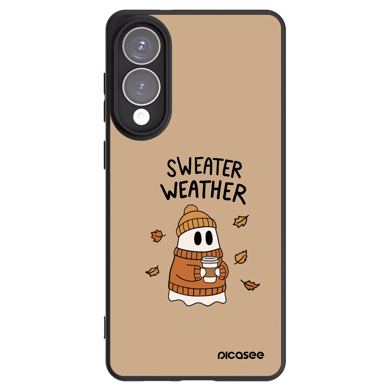 Picasee fekete szilikon tok az alábbi mobiltelefonokra Samsung Galaxy S25 Edge 5G - Sweater ghost