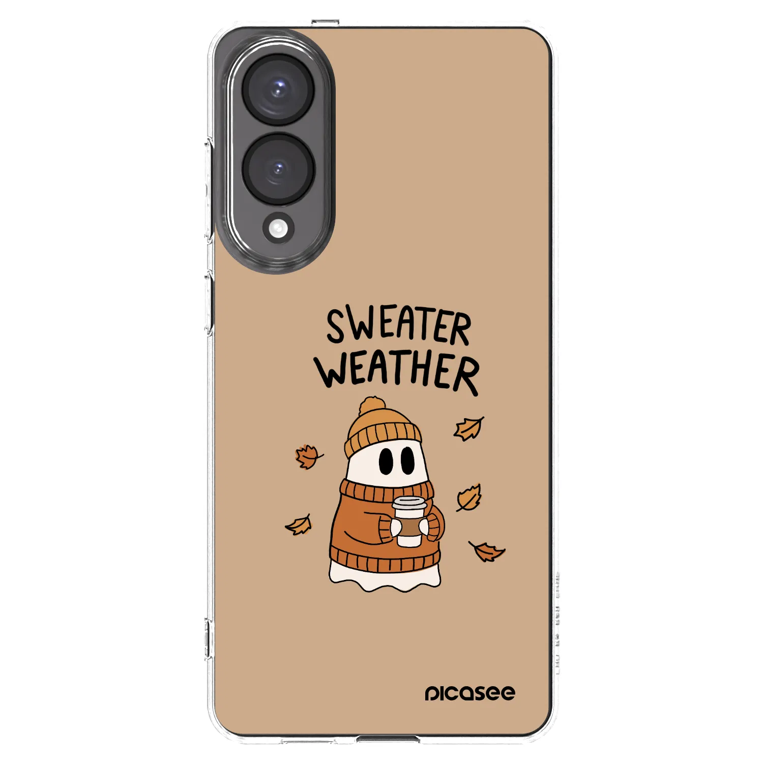 Picasee átlátszó szilikon tok az alábbi mobiltelefonokra Samsung Galaxy S25 Edge 5G - Sweater ghost
