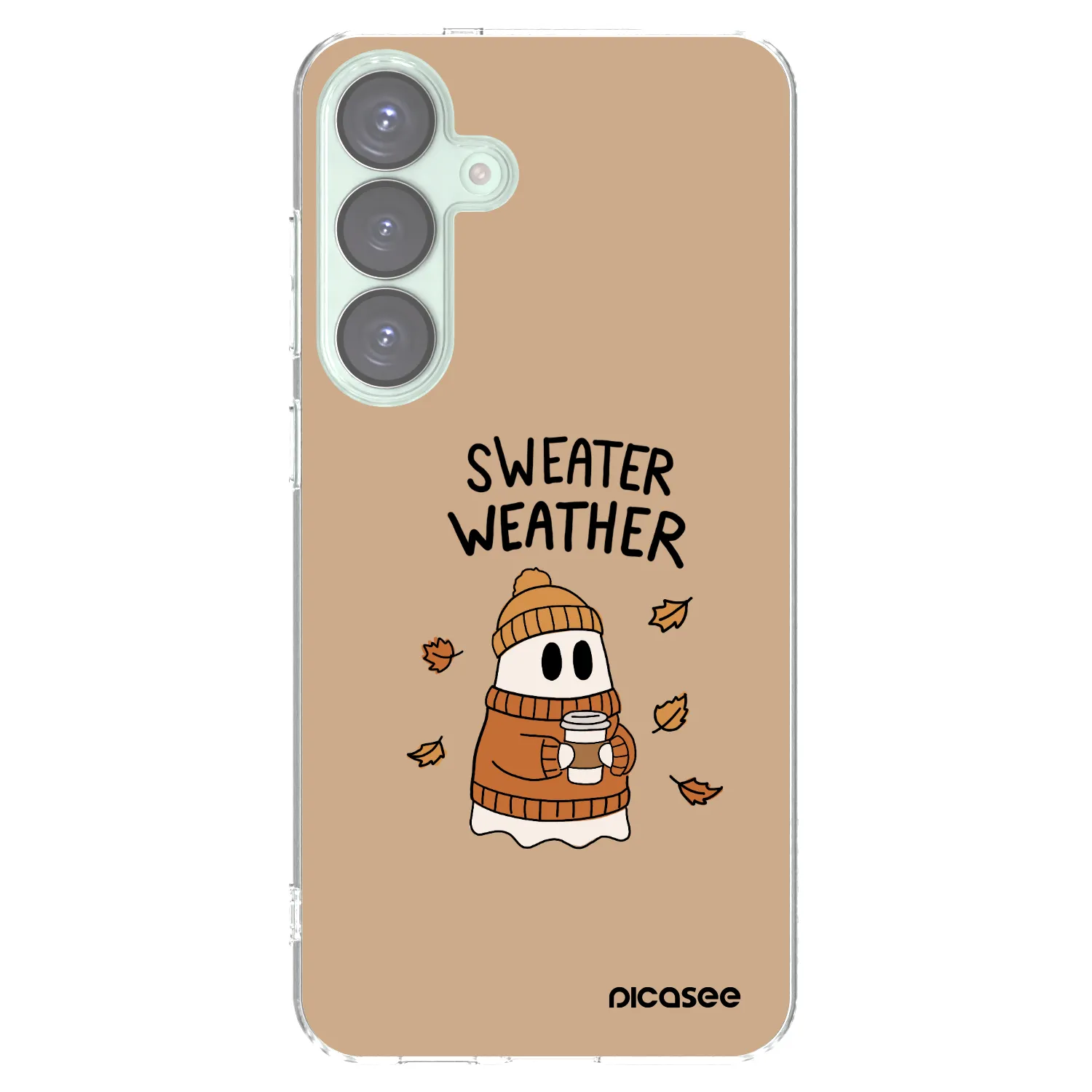 Picasee átlátszó szilikon tok az alábbi mobiltelefonokra Samsung Galaxy S25+ 5G - Sweater ghost