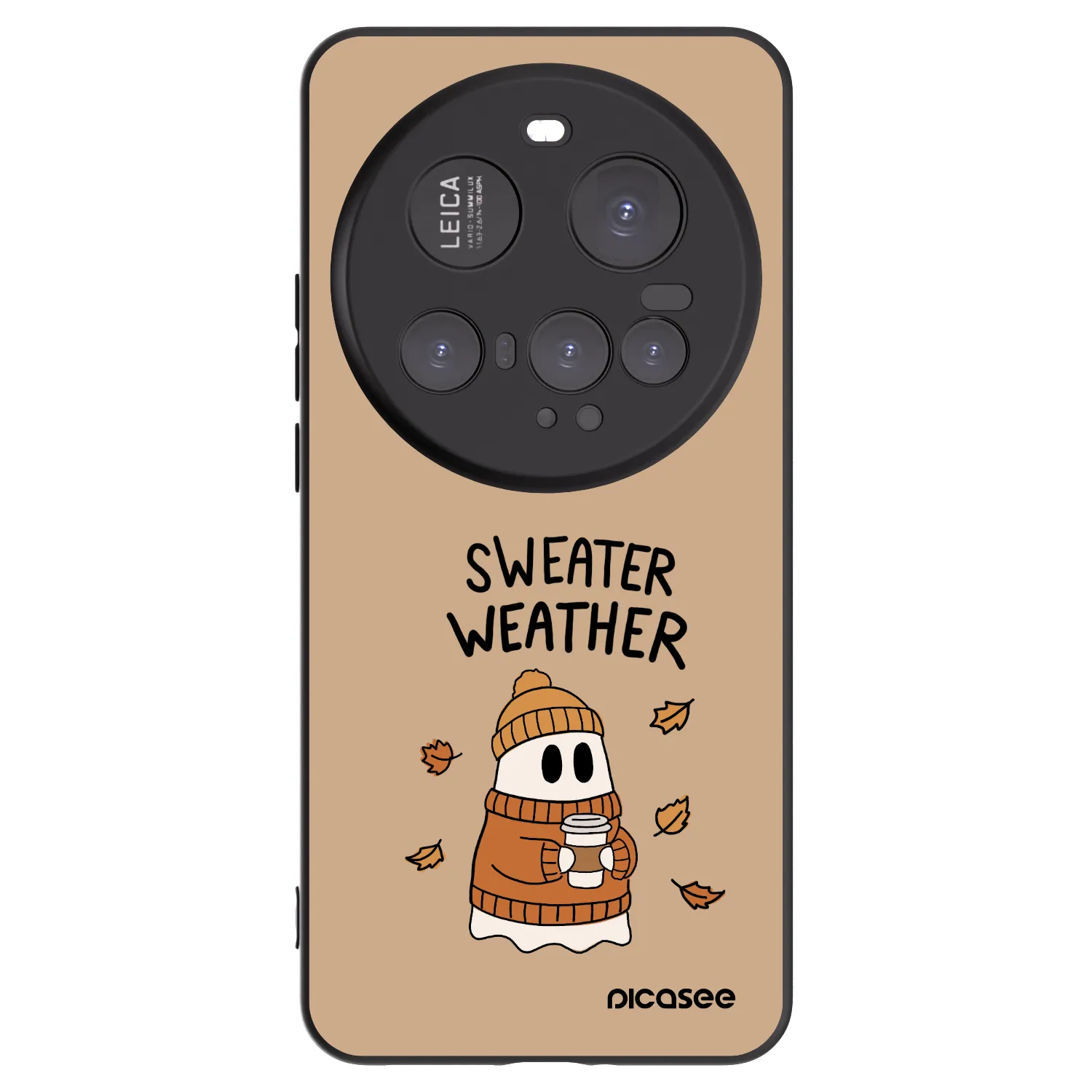 Picasee fekete szilikon tok az alábbi mobiltelefonokra Xiaomi 15 Ultra - Sweater ghost