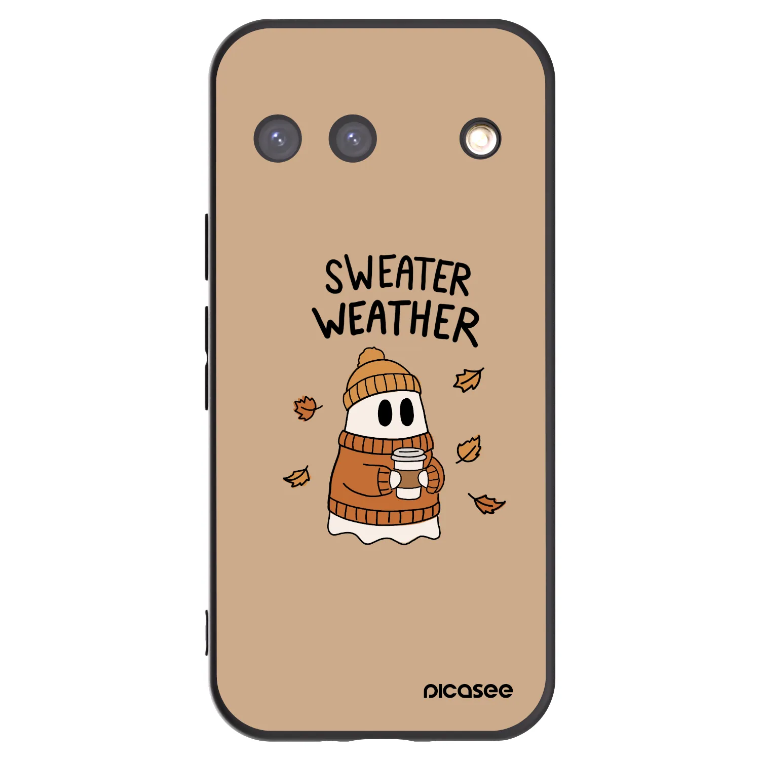 Picasee fekete szilikon tok az alábbi mobiltelefonokra Google Pixel 9 - Sweater ghost