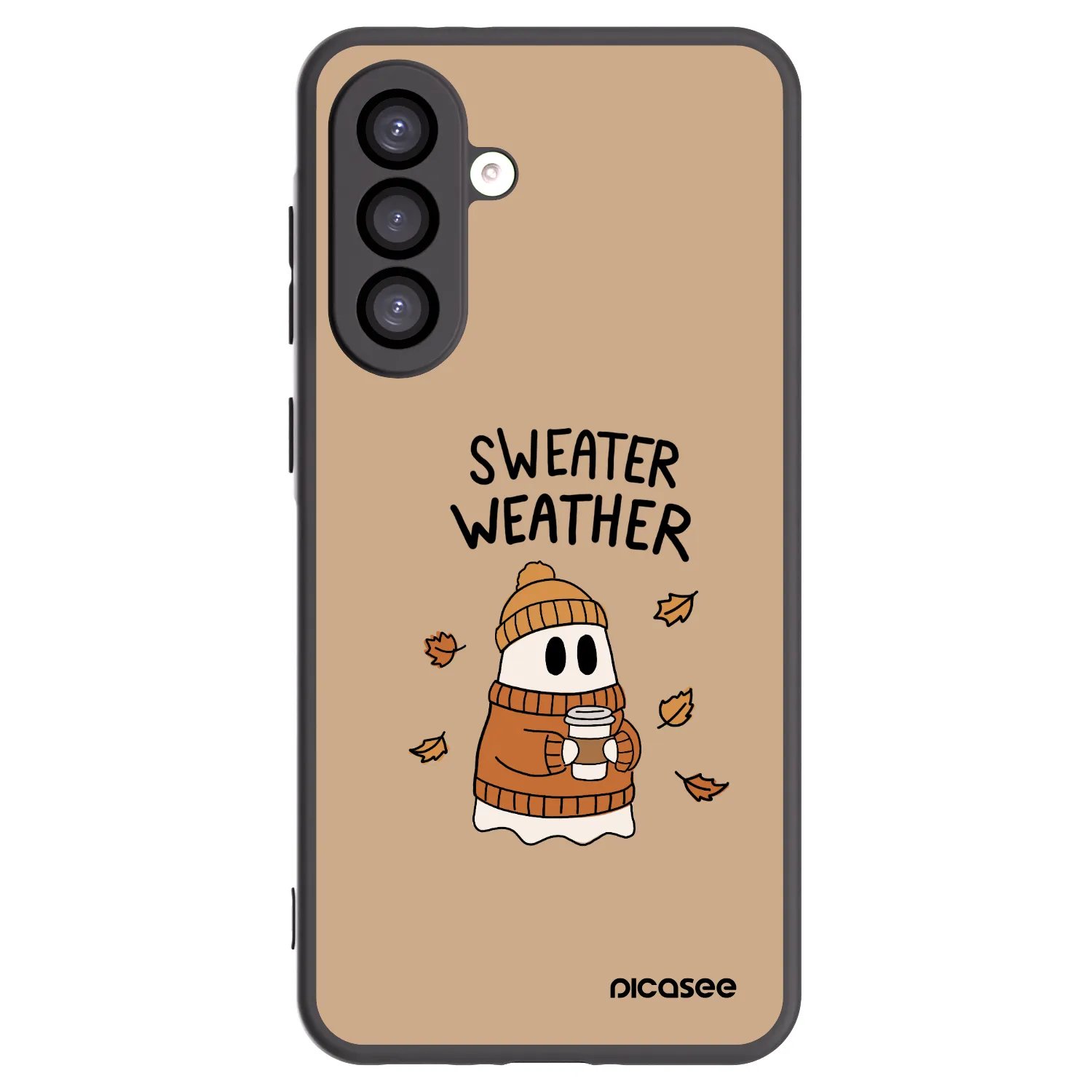 Picasee fekete szilikon tok az alábbi mobiltelefonokra Samsung Galaxy A26 5G A266B - Sweater ghost