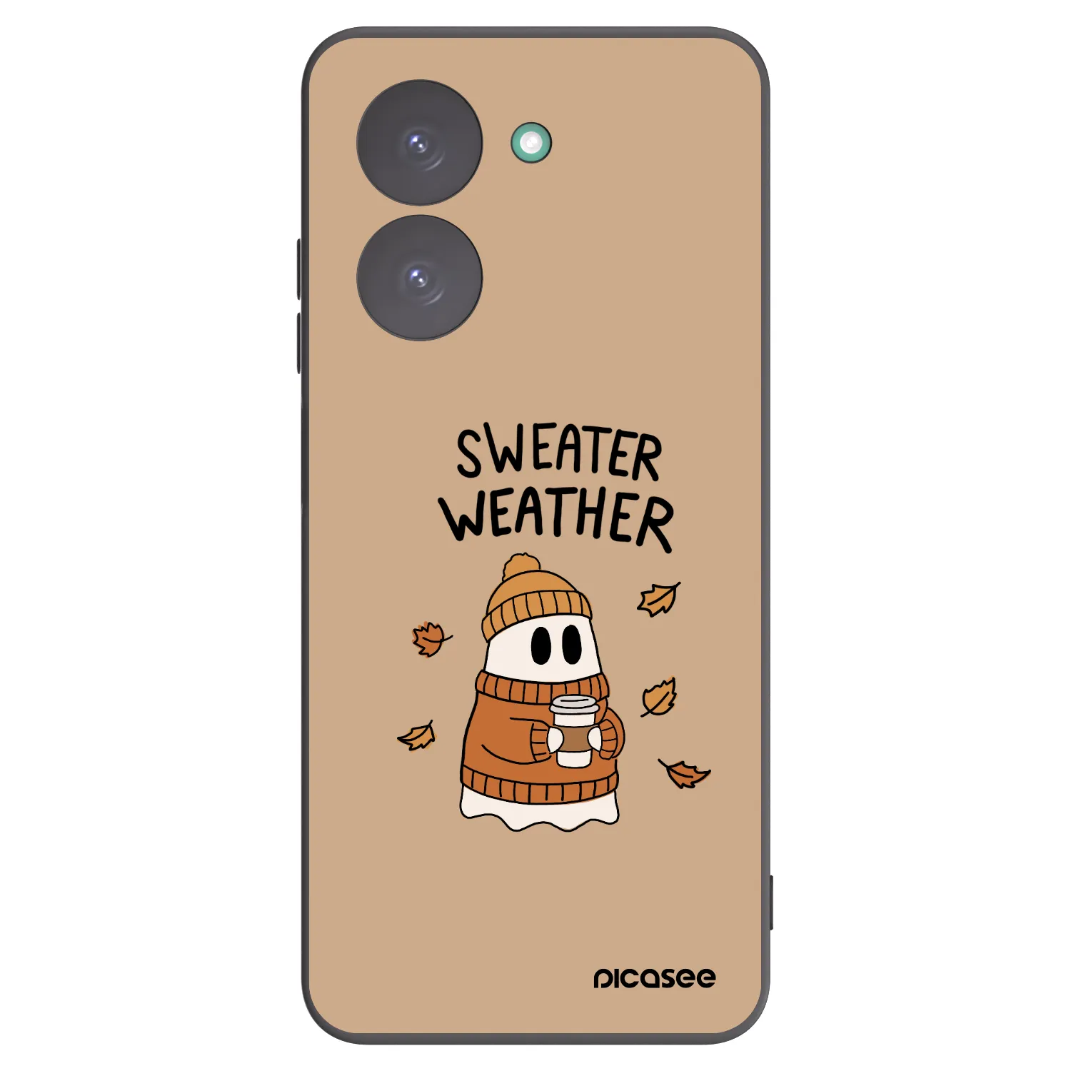 Picasee fekete szilikon tok az alábbi mobiltelefonokra Xiaomi Redmi A5 - Sweater ghost