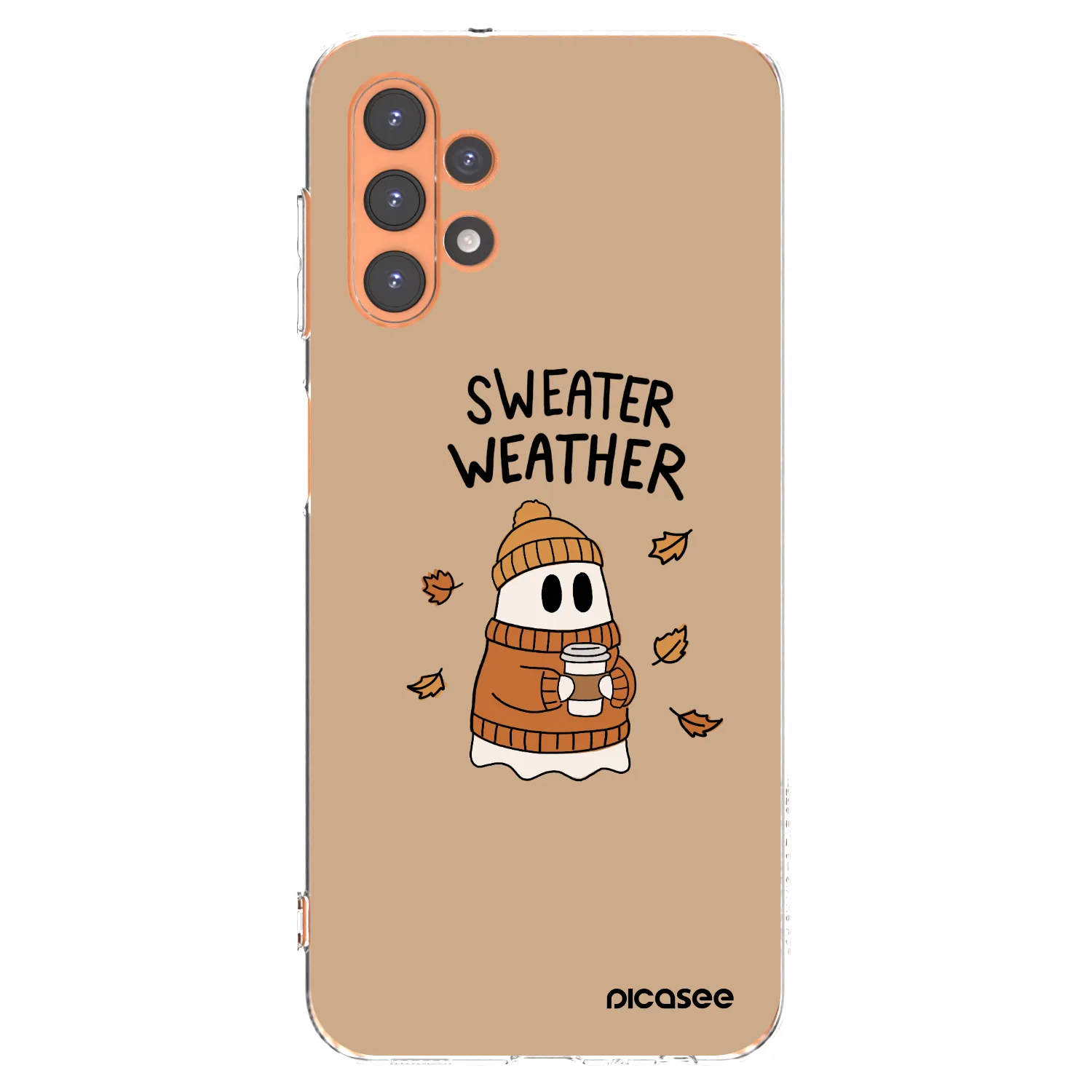 Picasee átlátszó szilikon tok az alábbi mobiltelefonokra Samsung Galaxy A13 5G - Sweater ghost