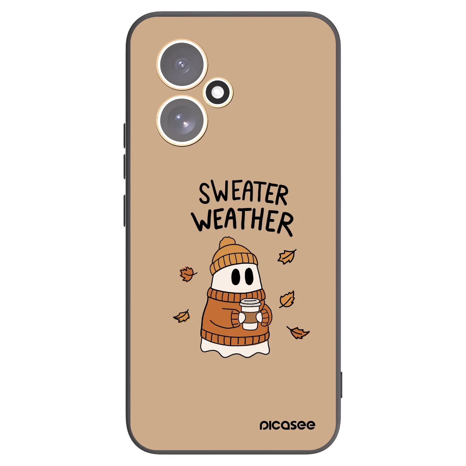 Picasee fekete szilikon tok az alábbi mobiltelefonokra Honor 400 5G - Sweater ghost