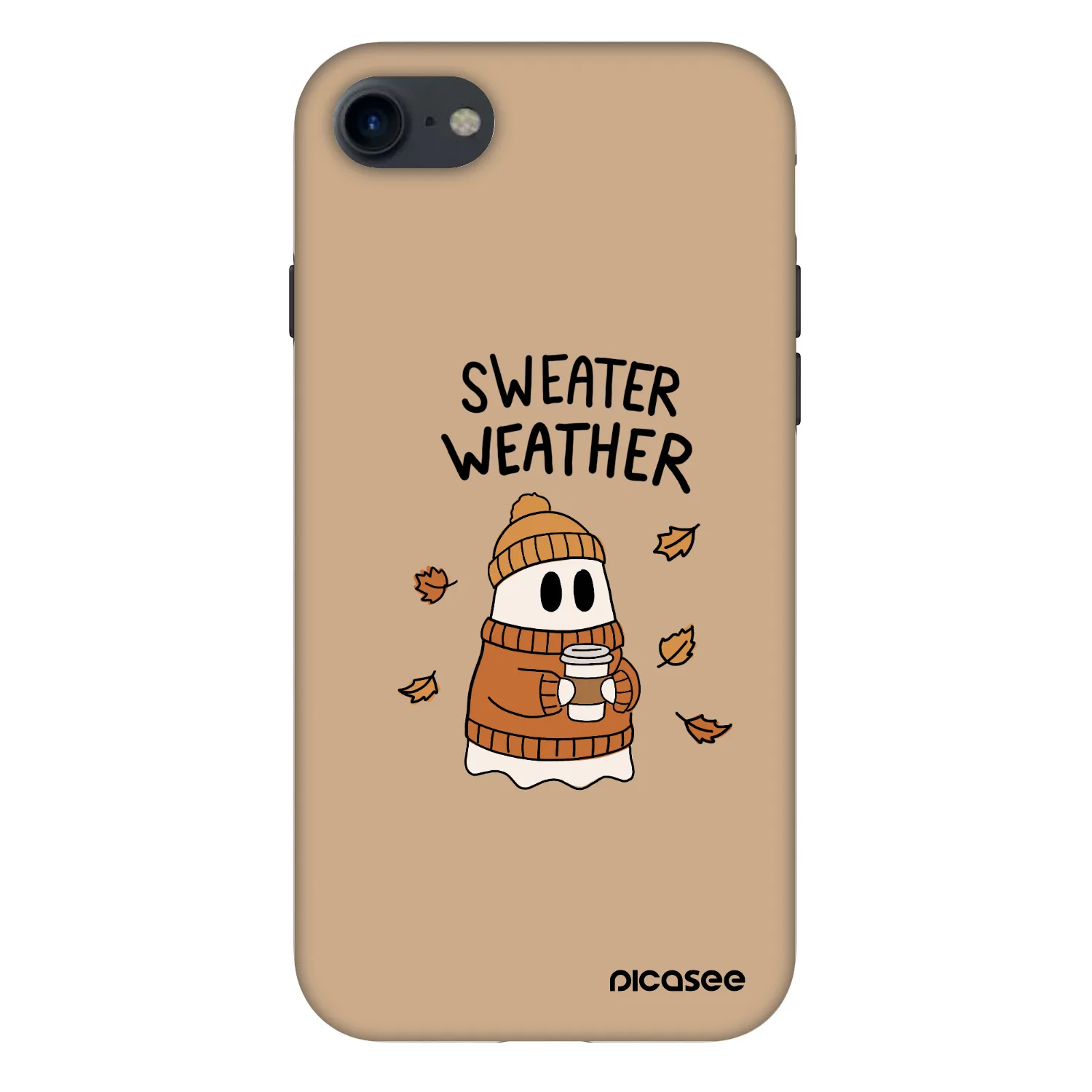 Picasee Fashion Case Apple iPhone 7 - Sweater ghost
