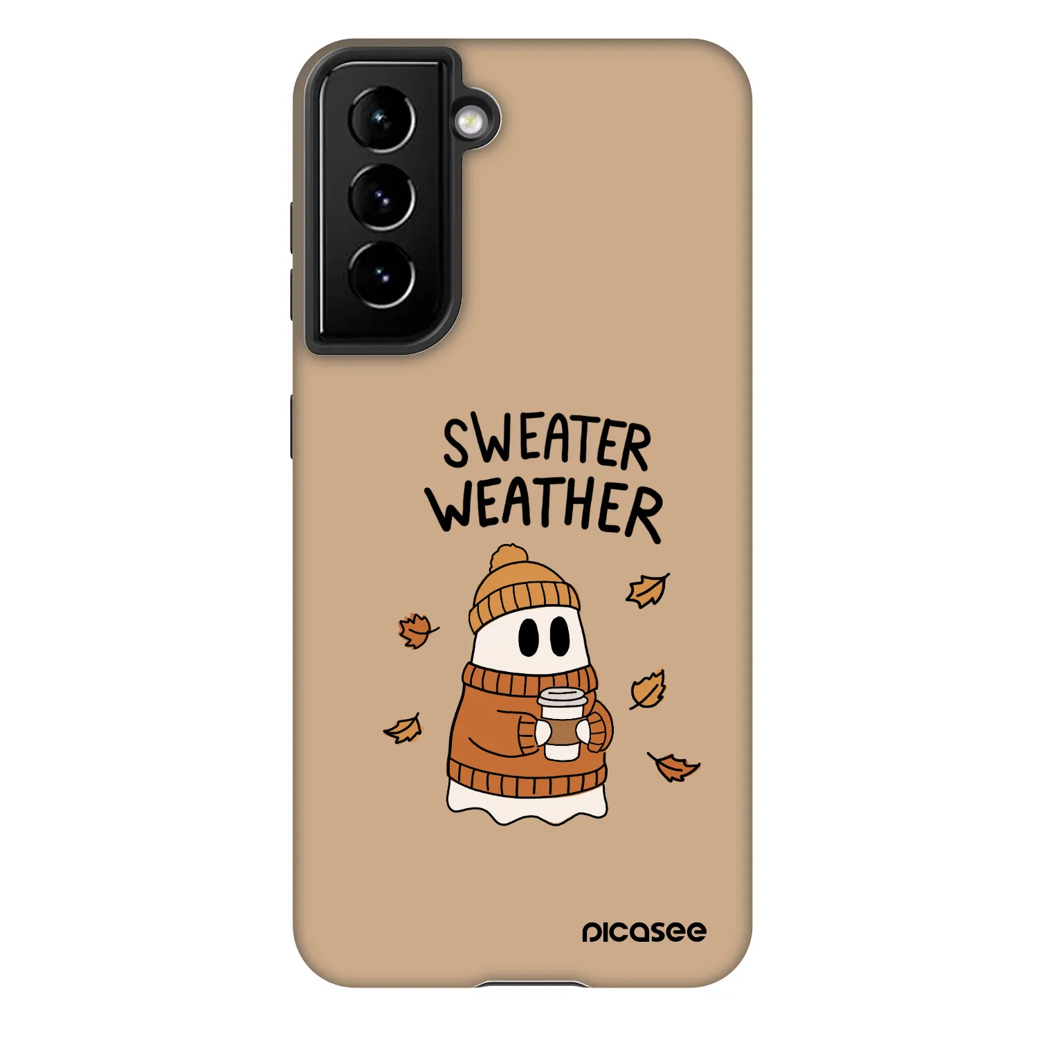 Picasee Fashion Case Samsung Galaxy S21 5G G991B - Sweater ghost