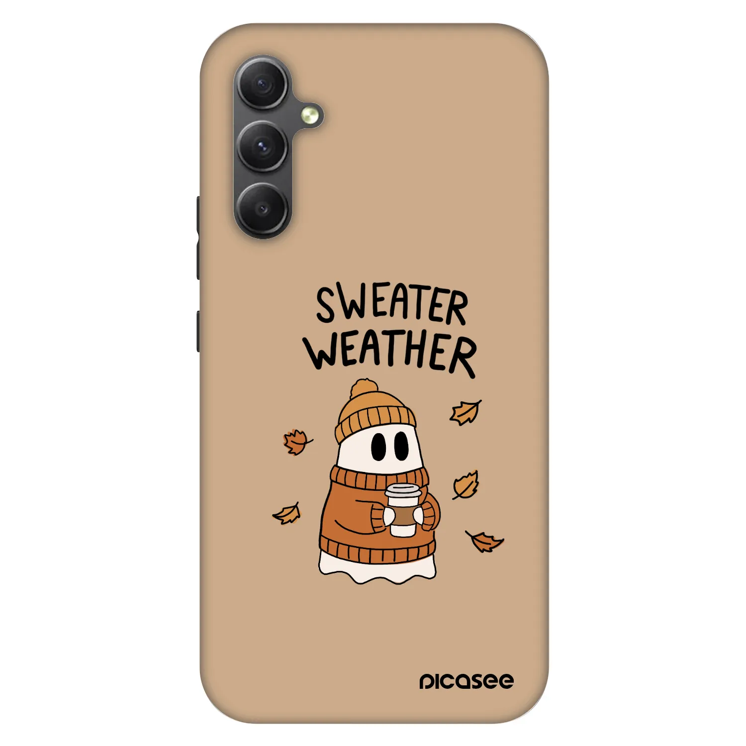 Picasee Fashion Case Samsung Galaxy A34 5G A346B - Sweater ghost