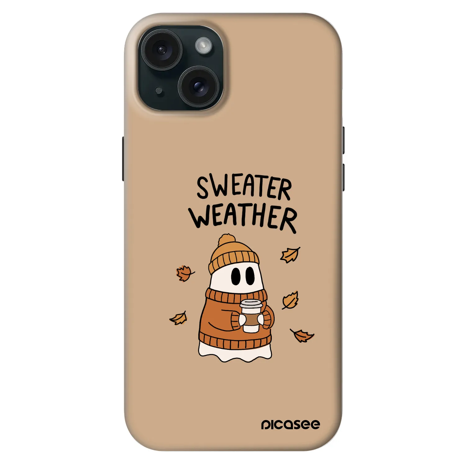 Picasee Fashion Case MagSafe Apple iPhone 15 Plus - Sweater ghost