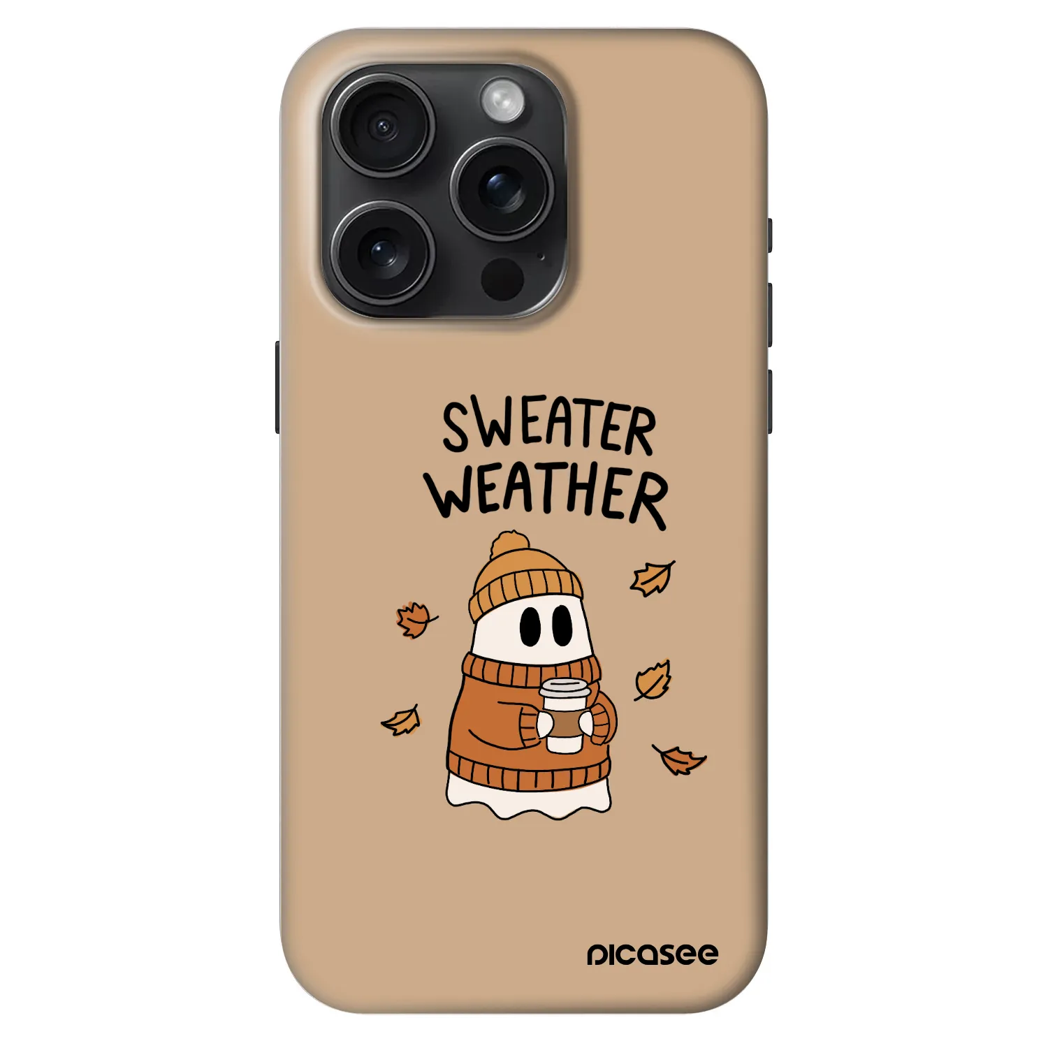 Picasee Fashion Case MagSafe Apple iPhone 15 Pro - Sweater ghost