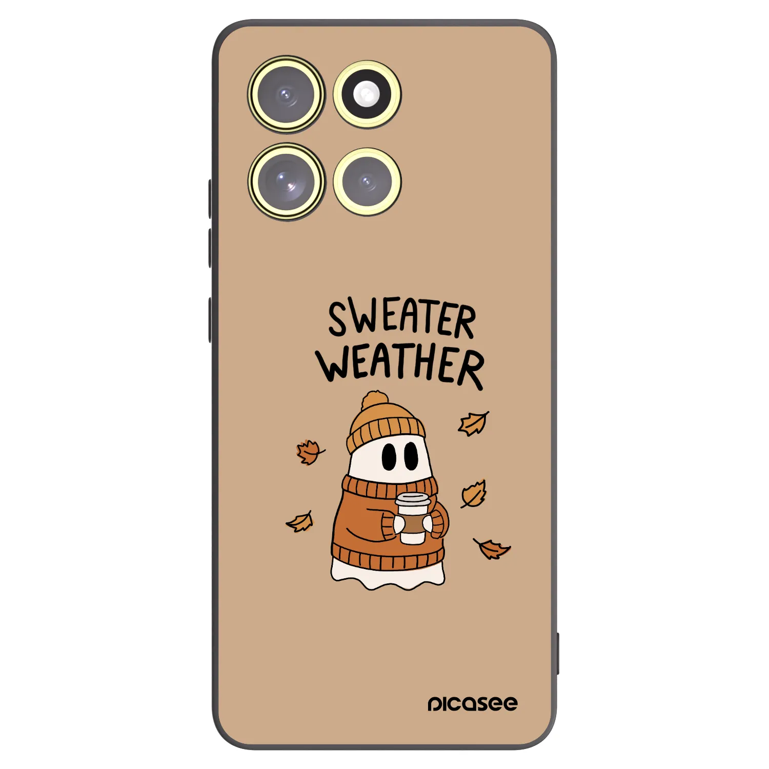 Picasee fekete szilikon tok az alábbi mobiltelefonokra Motorola Moto G86 5G - Sweater ghost