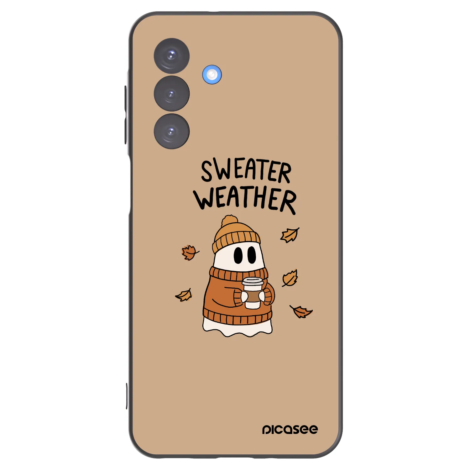 Picasee fekete szilikon tok az alábbi mobiltelefonokra Samsung Galaxy A17 5G - Sweater ghost