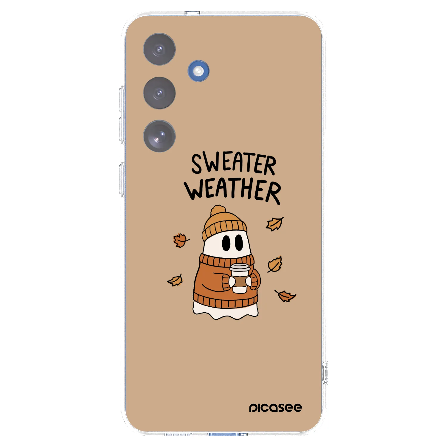Picasee átlátszó szilikon tok az alábbi mobiltelefonokra Samsung Galaxy S25 FE 5G - Sweater ghost